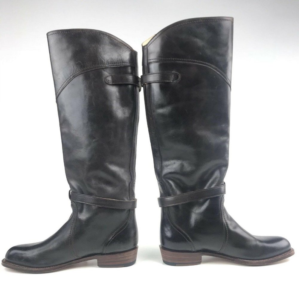 Frye Womens Boots Tall Dorado‎ Riding Leather - Picture 4 of 8